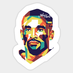 Jalen Hurts Colorfull WPAP Sticker